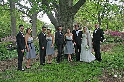 bridal party photo