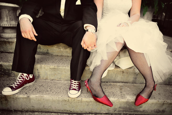 funky wedding shoes
