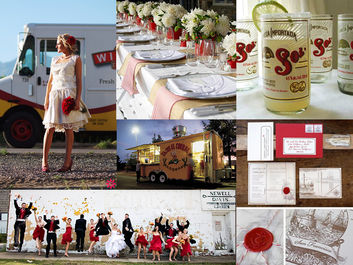 latin american red lime wedding mexico