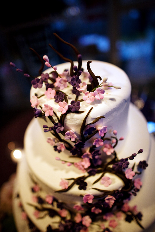 branch wedding cake