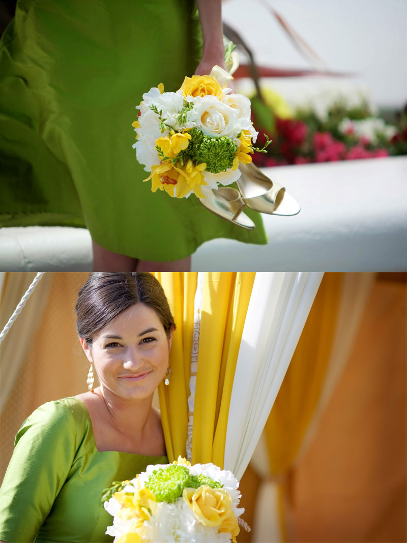 spring green and yellow wedding