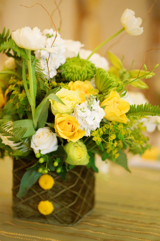spring green and yellow wedding
