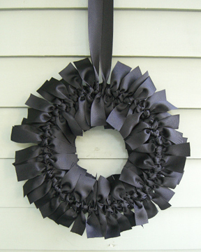 ribbon wreath