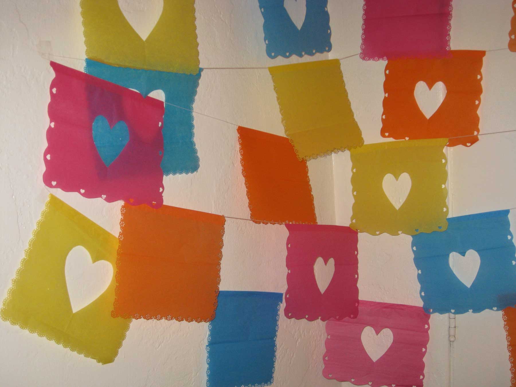diy tissue paper banners