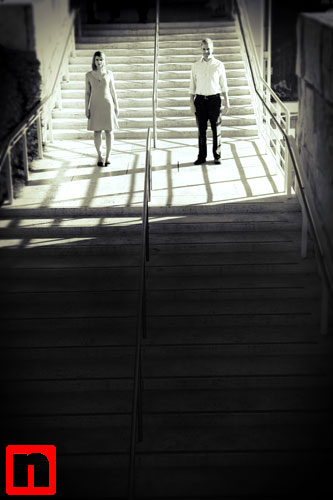 getty museum engagement session