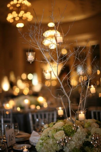 green-and-white-branch-centerpiece