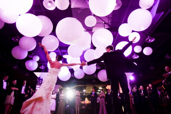 Purple Lighting Wedding