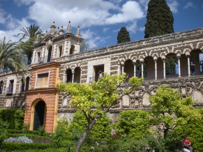 Jardines Alcazares in Sevilla