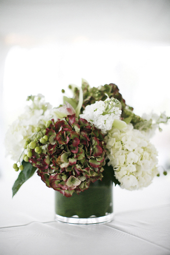 green-and-white-rustic-centerpiece