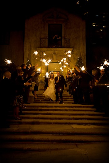 sparkler-wedding