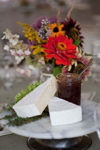 cheese-jam-wildflower-centerpiece