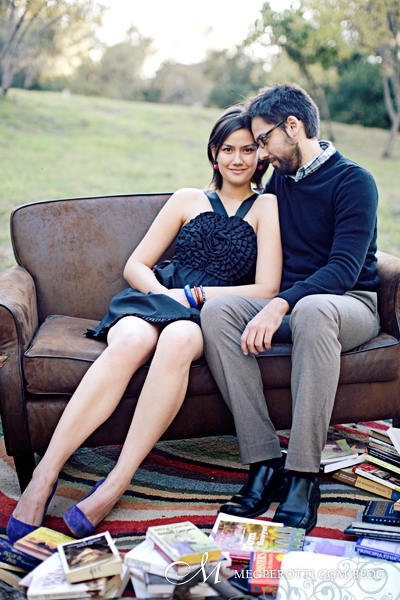 couch-blanket-in-field-engagement-photos