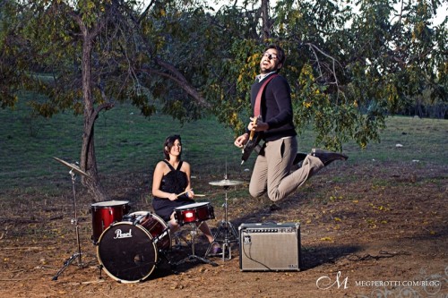 drum-guitar-engagement-photos