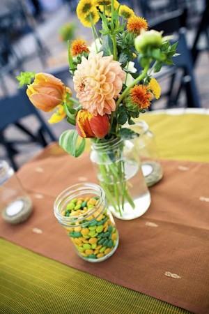 peach-yellow-green-diy-flower-arrangements