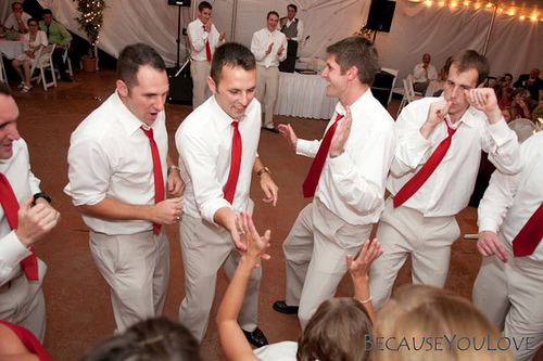 wedding groomsmen dance