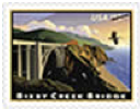 2010 bixby creek bridge stamp