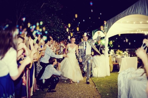 bride-and-groom-exit-throwing-confetti