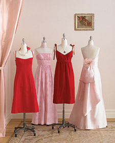 pink-red-bridesmaids-dresses