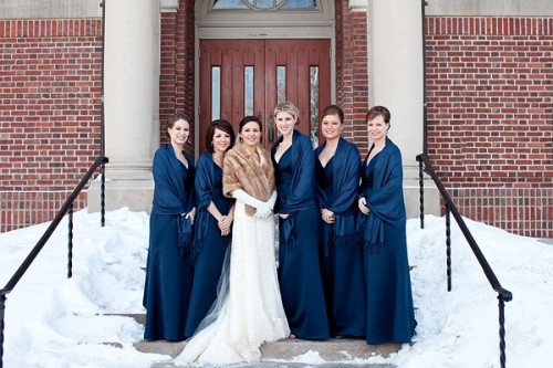 navy-bridesmaids-winter-wedding