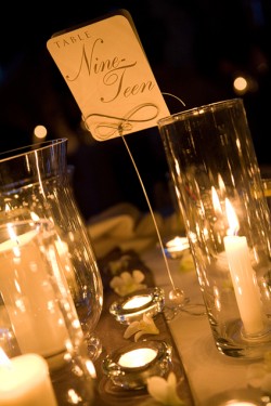 Clustered Candle Centerpieces