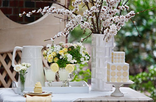 Yellow and White Easter Party Inspiration
