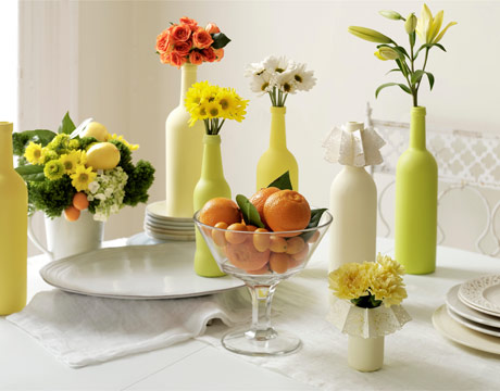green-vases-citrus-table