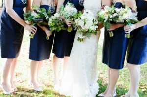 strapless-navy-bridesmaids-dresses