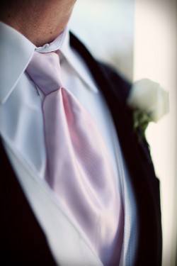 Groom in Pink Tie