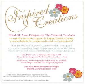 Inspired Creations Contest Flier