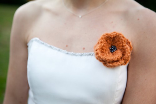 Knitted Flower Accessory