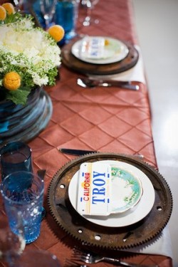 License Plate Place Settings