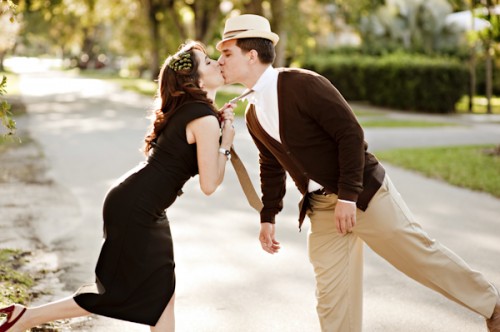 Old Hollywood Glamour Engagement Session-07