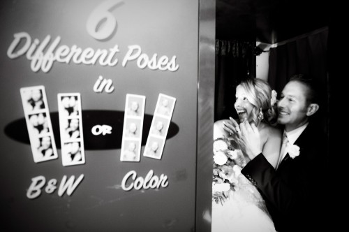 Photo Booth at Wedding Reception