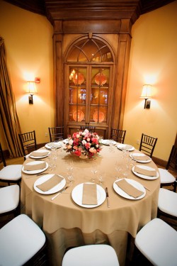 Pink and Taupe Wedding Reception