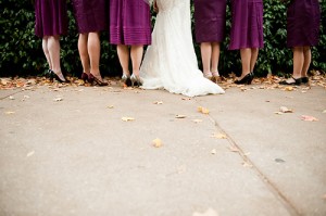 Purple Bridesmaids