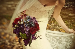 Purple and Red Wildflower Bouquet