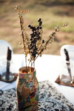 Handmade Vase Wedding Centerpiece Ideas