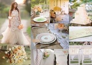 Peach-and-Green-Garden-Wedding-Inspiration-Board