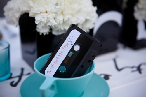 Mix Tape 80s Wedding Decor