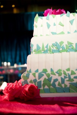 Mosaic Wedding Cake