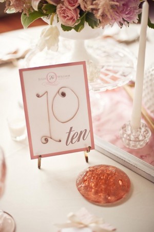 Quilled Paper Wedding Table Number Ideas