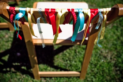 Ribbon Chair Detail Wedding Ideas