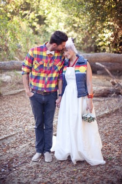Rustic Woodsy Outdoor Camping Wedding Ideas-16