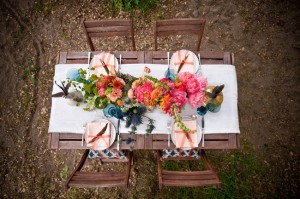 Bright and Colorful Floral Centerpiece