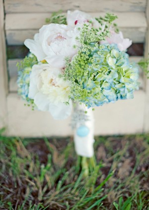 Hydrangea and Peony Bouquet