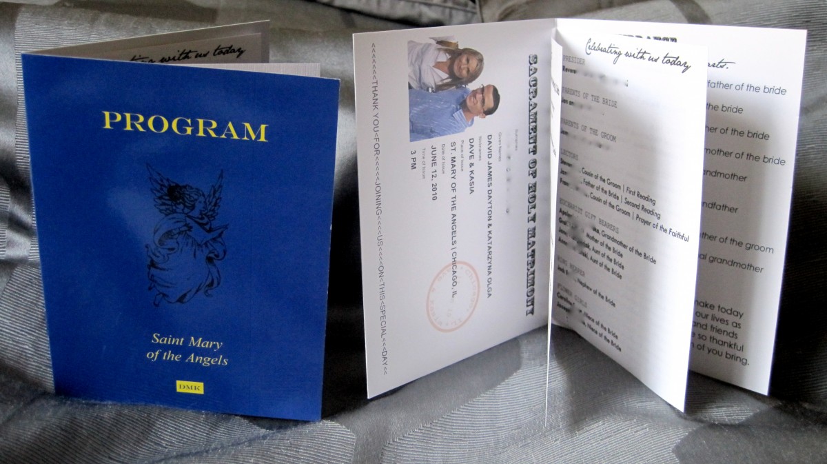 passport wedding programs