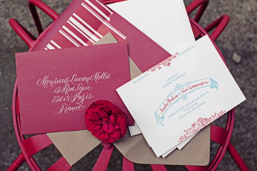 Red Envelopes with White Calligraphy