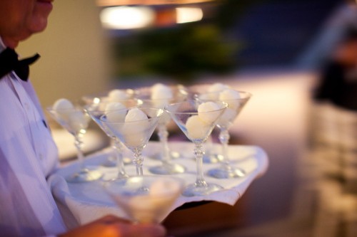 Sorbet in Martini Glass