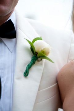 peony boutonniere