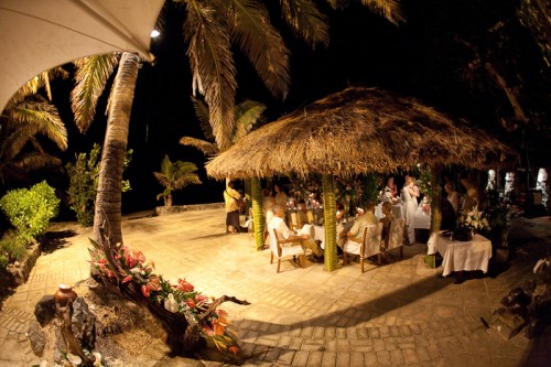 Castaway Island Fiji Wedding Reception